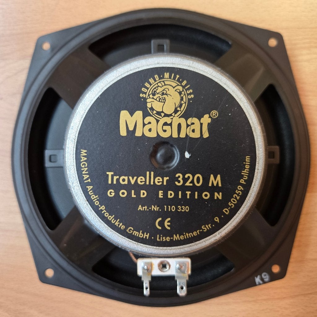 Magnat 3-weg speakers Traveller 320 M (Gold Edition) 150Watt, Ophalen of Verzenden, Zo goed als nieuw