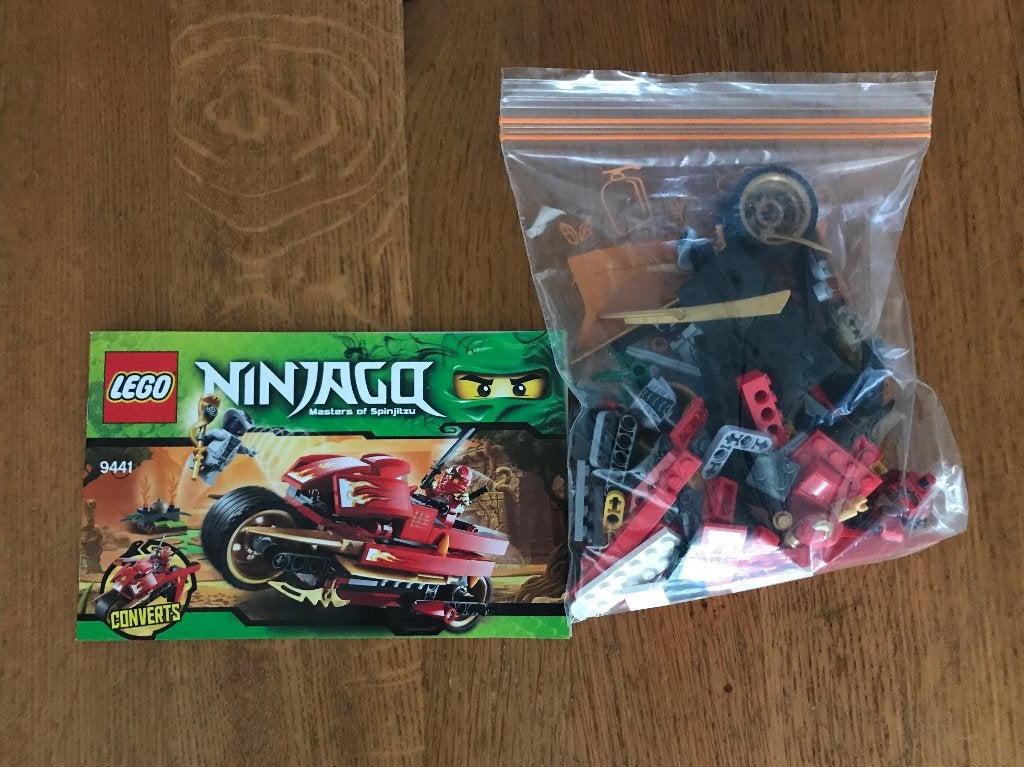 LEGO 9441 NINJAGO KAI'S ZWAARDBIKE, Verzenden, Lego, Zo goed als nieuw, Ninjago