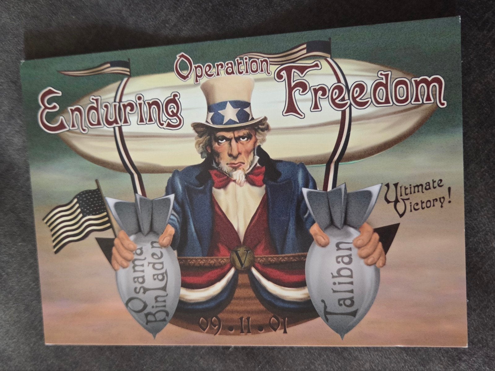 Operation Enduring Freedom Ansichtkaart - Uncle Sam, Verzamelen, Verzenden, 1980 tot heden, Ongelopen, Buiten Europa