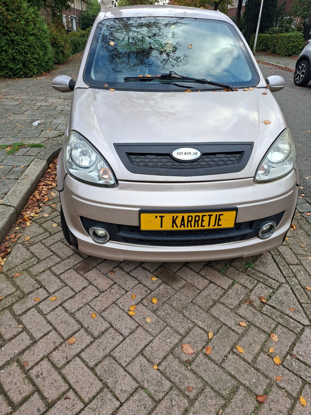 te koop 45km autotje, Auto's, Automaat, Overige carrosserieën, Leder en Stof, Beige
