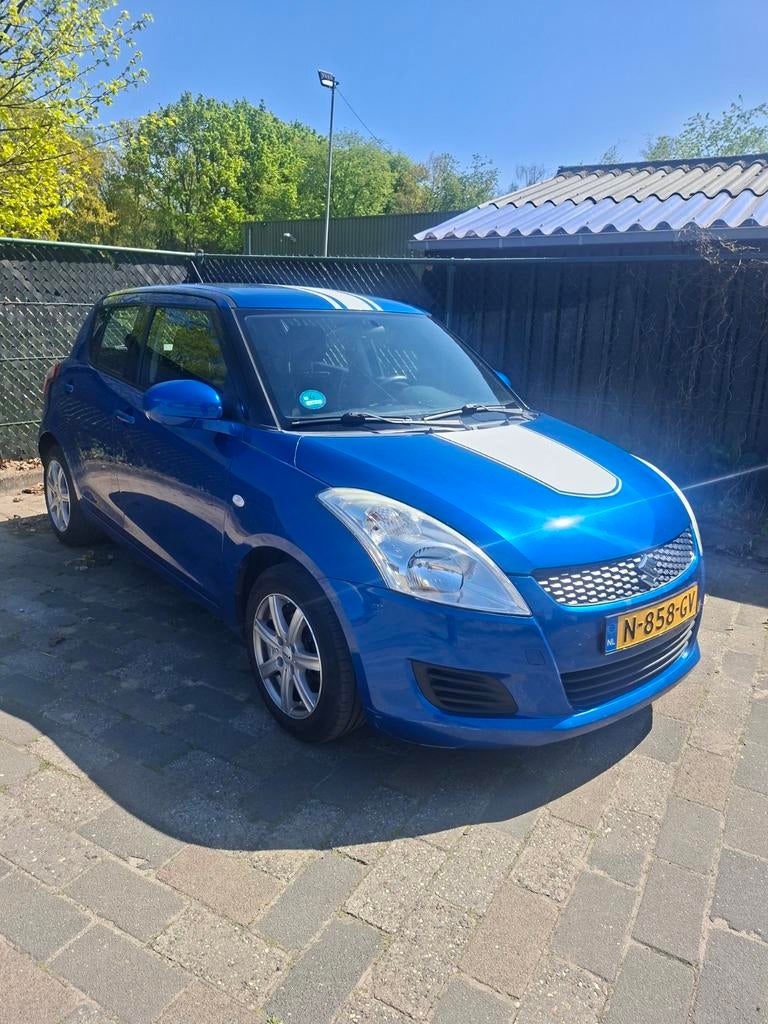 Suzuki Swift 1.2 5-D 2012 Blauw, Auto's, Suzuki, Bedrijf, Swift, ABS, Airbags, Airconditioning, Centrale vergrendeling, Elektrische buitenspiegels