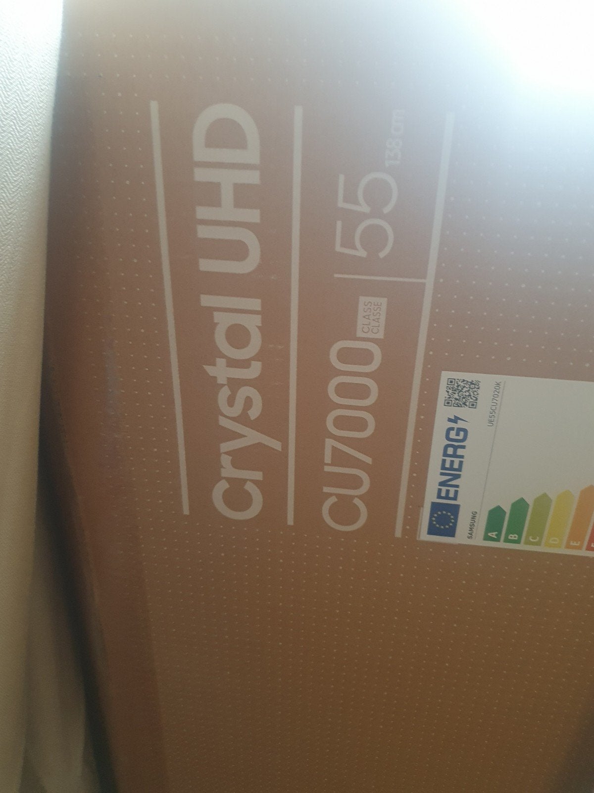 samsung uhd tv 55inch zgan, Ophalen, 50 Hz, Zo goed als nieuw, Samsung