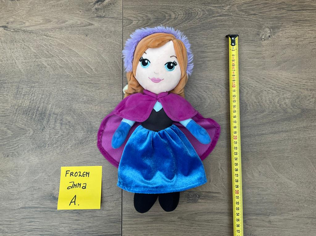 Nieuwe zgan Disney Frozen Anna knuffel ca 30cm, Ophalen, Overige figuren, Nieuw, Knuffel