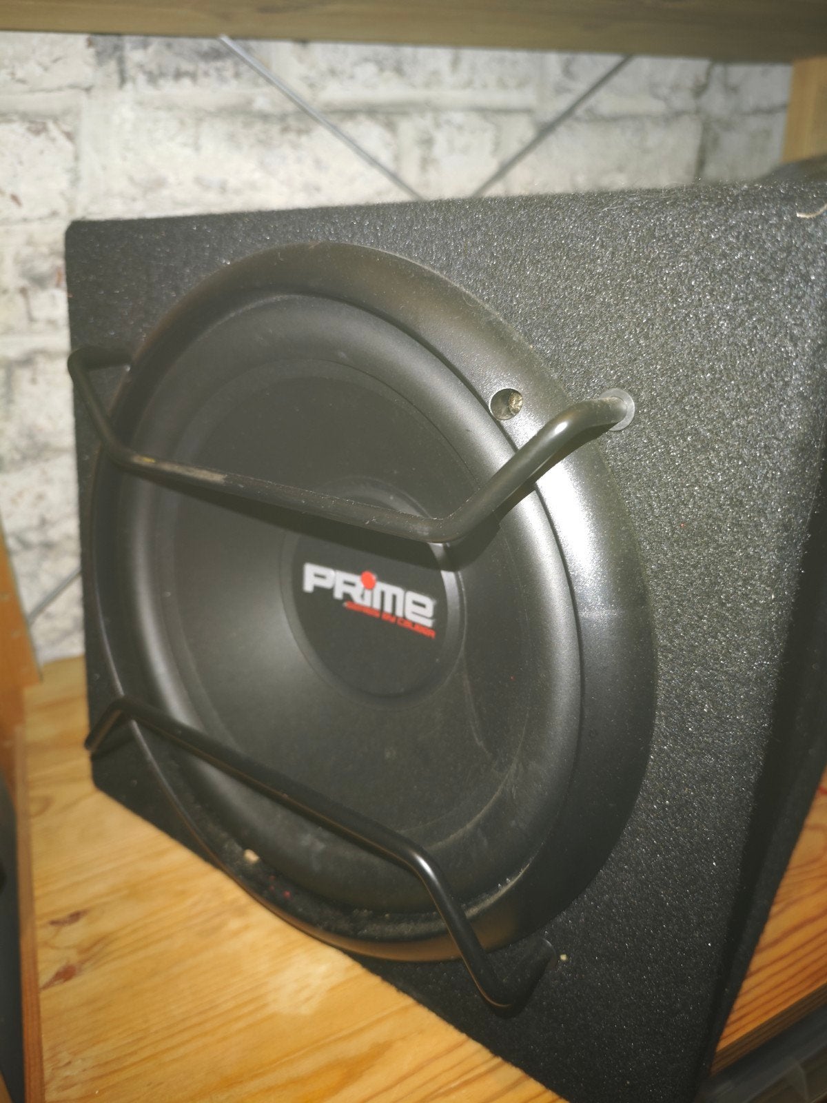 Prime subwoofer met kabels, Overige merken, Gebruikt, Inclusief kabels, Subwoofer