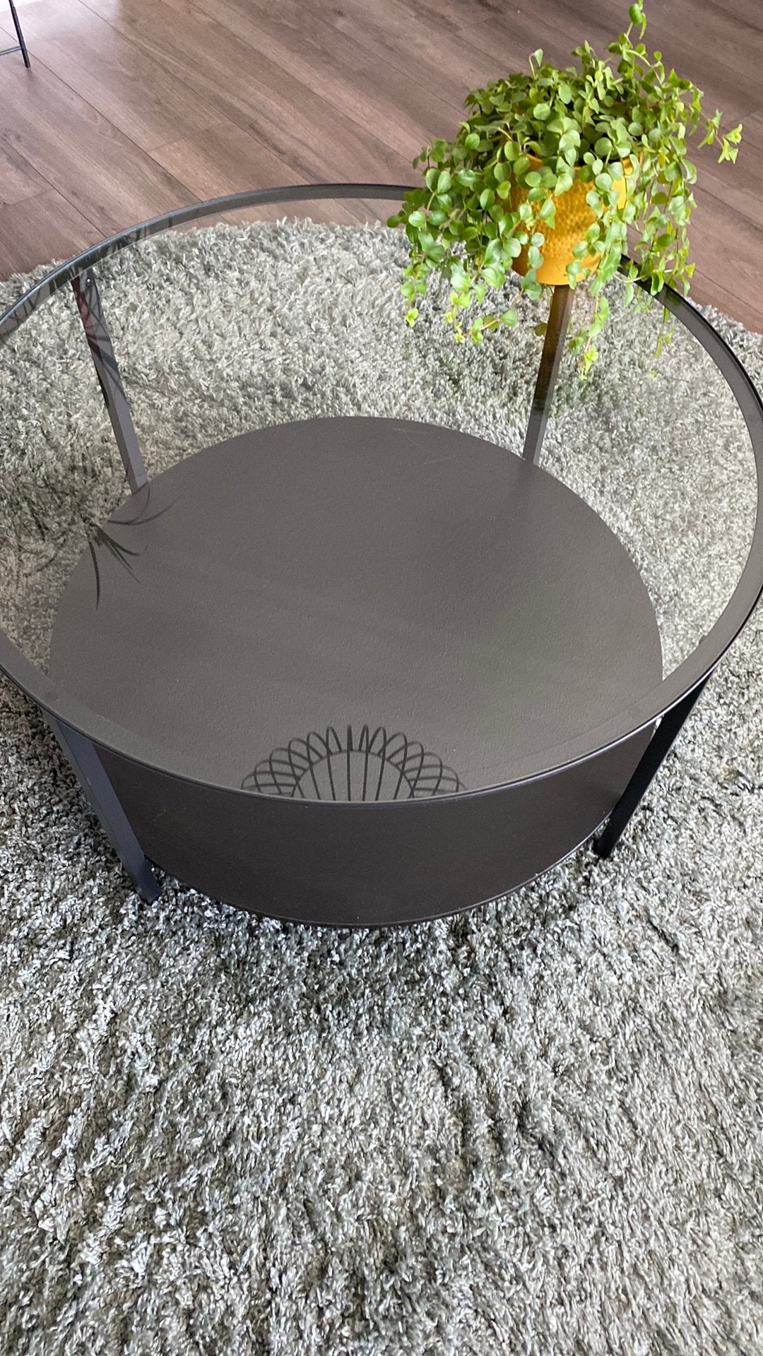 Glazen salon tafel , glasplaat kan eruit, Ophalen, Strak, 100 tot 150 cm, 50 tot 100 cm