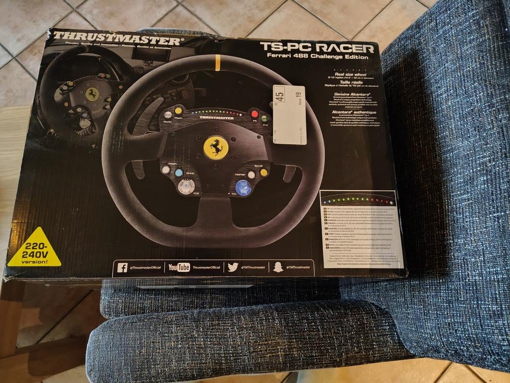 Thrustmaster TS-PC Racer Ferrari 488 Challenge Edition, Ophalen of Verzenden