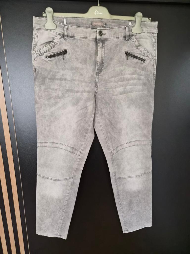 Dreamstar Dames Broek Maat 46 - Grijs, Kleding | Dames, Broeken en Pantalons, Zo goed als nieuw, Maat 46/48 (XL) of groter, Grijs