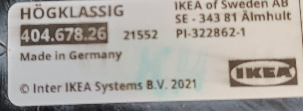 Ikea HÖGKLASSIG inductiekookplaat, Ophalen