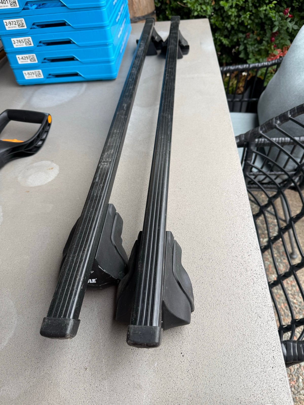 Thule dakdragers - 120 cm - Gebruikt, Ophalen of Verzenden, Gebruikt