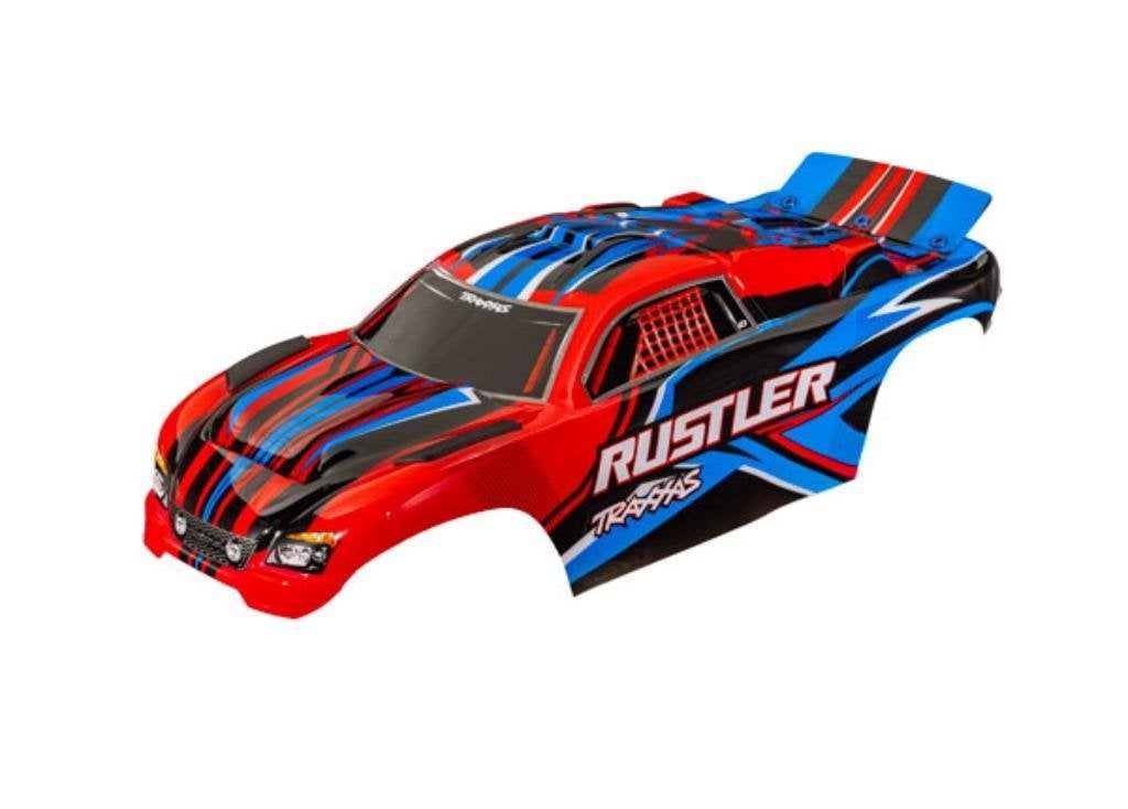 Carrosserie, Rustler (past ook op Rustler VXL), rood, Ophalen of Verzenden, Nieuw