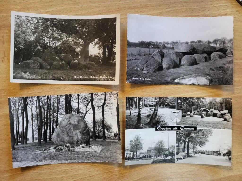 ansicht hunebedden DRENTHE, Ophalen of Verzenden, Voor 1920, Drenthe