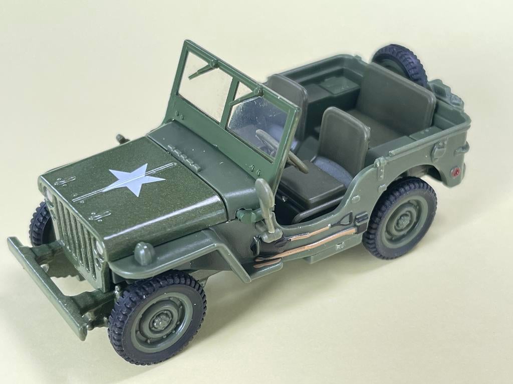 ** WILLYS JEEP ** NIEUW ** 1:43 ** METAAL **, Hobby en Vrije tijd, Modelauto's | 1:43, Nieuw, Auto, Overige merken, Ophalen of Verzenden