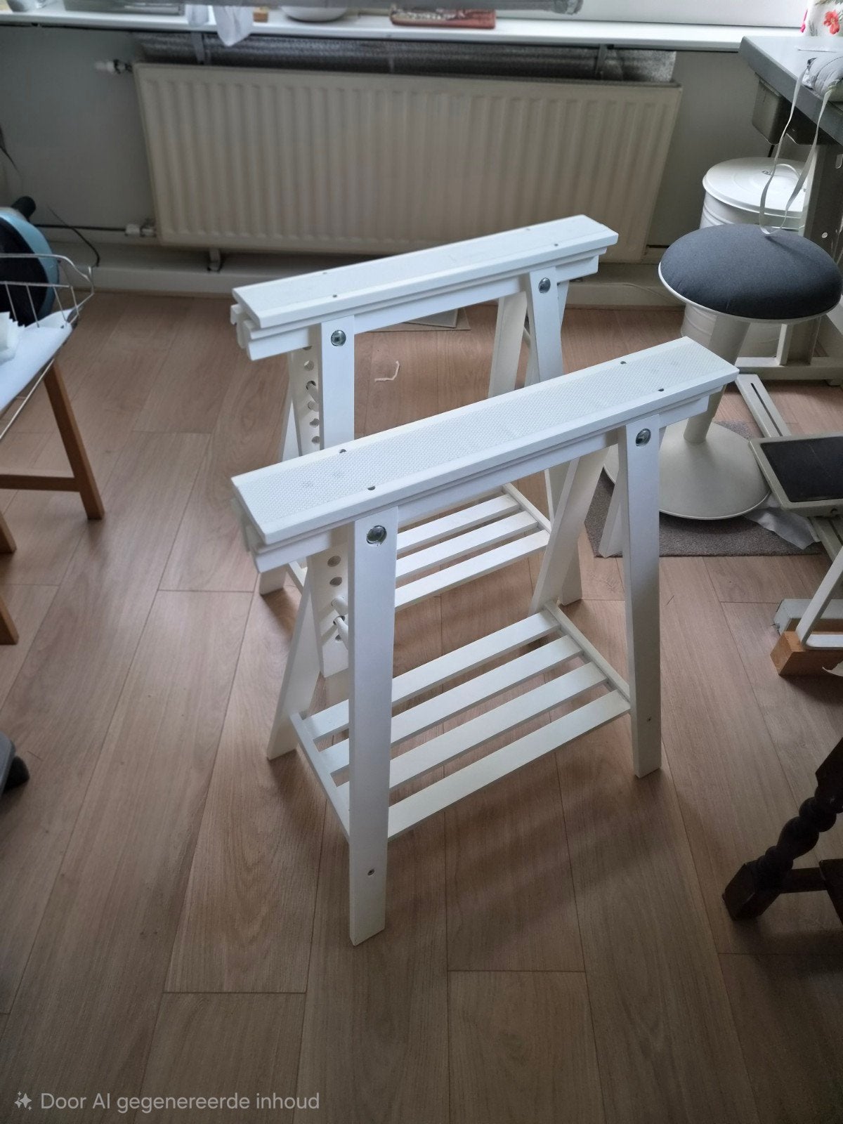 Verstelbare schragen van IKEA, Ophalen, Gebruikt