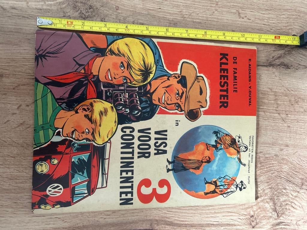 De Familie Kleester: Visa voor 3 Continenten (Kuifje), Eén stripboek, Ophalen of Verzenden, Gelezen