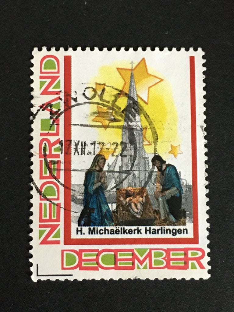 2751 Persoonlijke - Kerk, Harlingen (tanding**) - gestempeld, Postzegels en Munten, Ophalen of Verzenden, Na 1940, Gestempeld