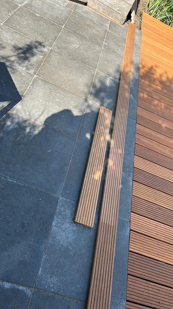 1 hardhouten plank 490x14,5x2,5 cm, Ophalen, Nieuw, Hout
