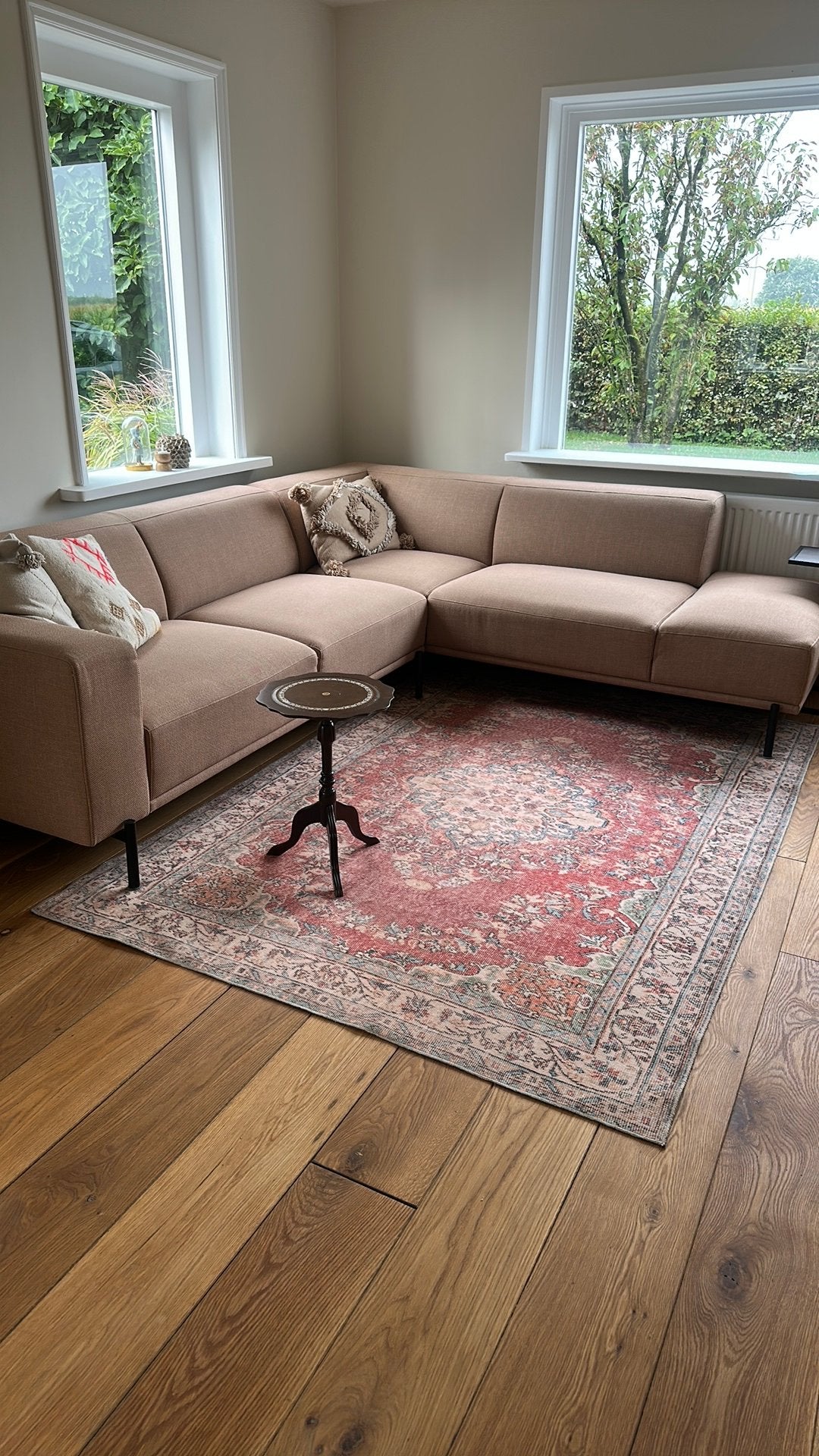 Vintage look vloerkleed, Huis en Inrichting, Stoffering | Tapijten en Kleden, Ophalen, Zo goed als nieuw, Rechthoekig, 200 cm of meer