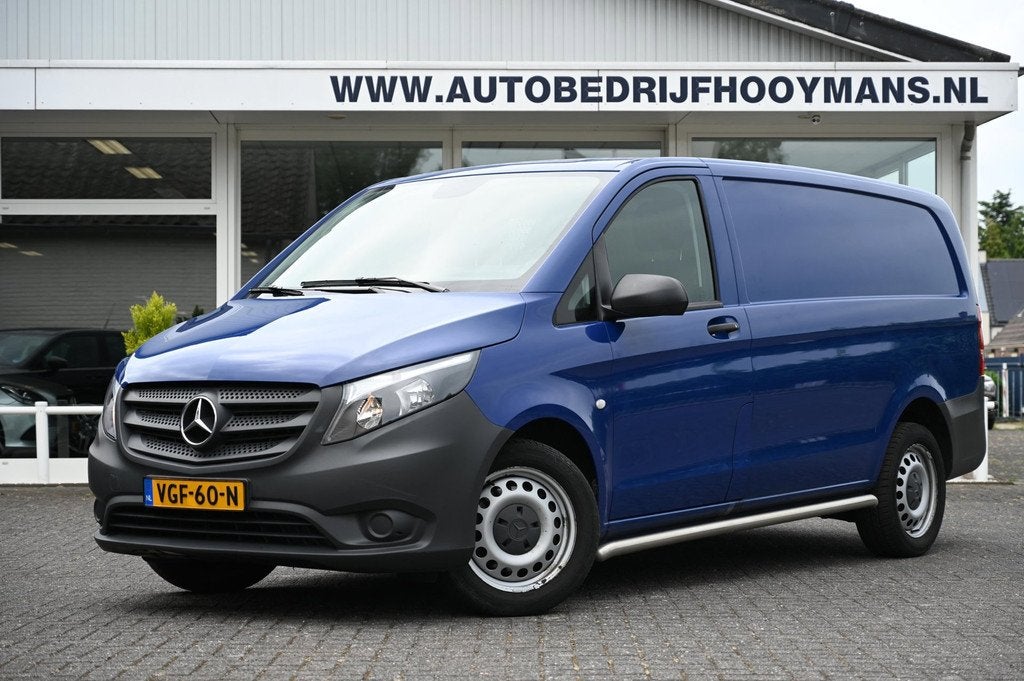 Mercedes-Benz Vito 114 CDI Lang Automaat Airco Navi Camera, Auto's, Bestelauto's, Automaat, Gebruikt, 4 cilinders, Blauw