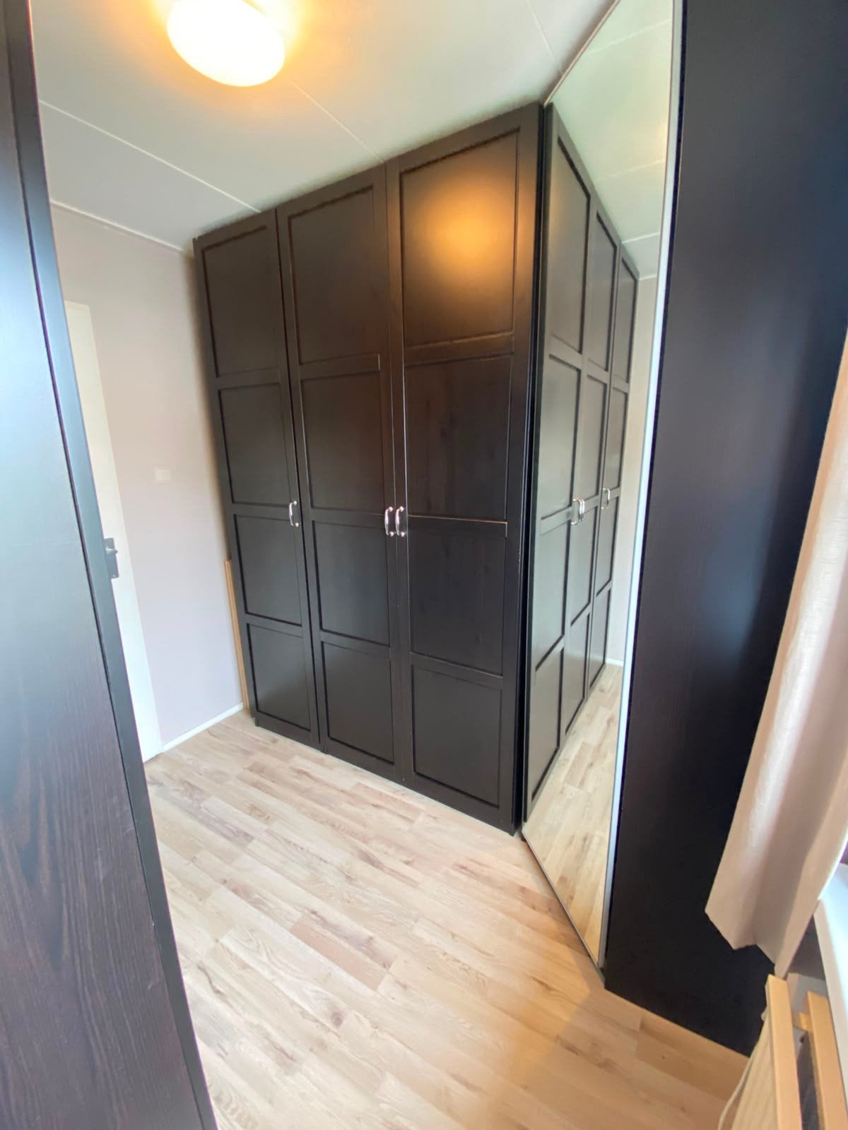 IKEA PAX Kledingkast met spiegeldeur en lades, Huis en Inrichting, Ophalen, 50 tot 75 cm, 200 cm of meer