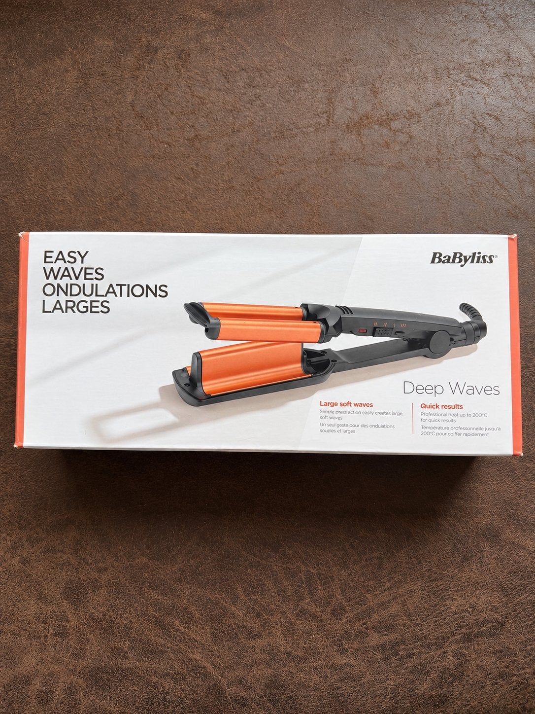 NIEUW Babyliss Easy Waves Krultang, Ophalen of Verzenden, Nieuw, Krultang of Stijltang