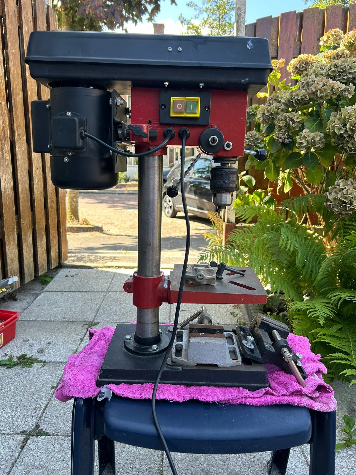 Kolomboormachine Topcraft TSB416, Ophalen, Gebruikt, Boormachine