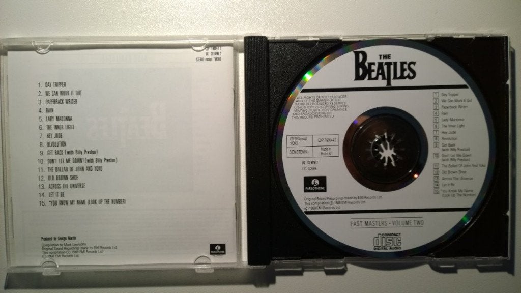 The Beatles - Past Masters Volume Two, Ophalen of Verzenden, Zo goed als nieuw, Pop, Album