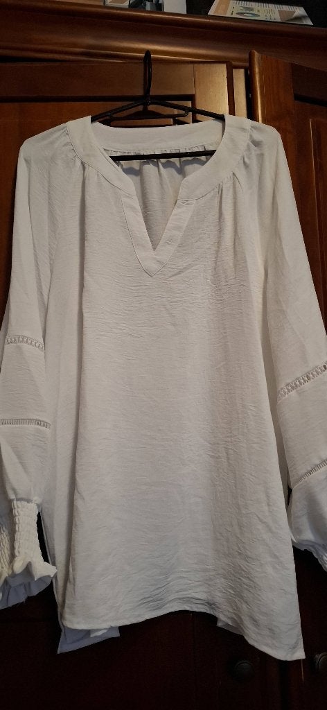 Witte blouse 2XL, Ophalen of Verzenden, Nieuw, Maat 46/48 (XL) of groter, Wit