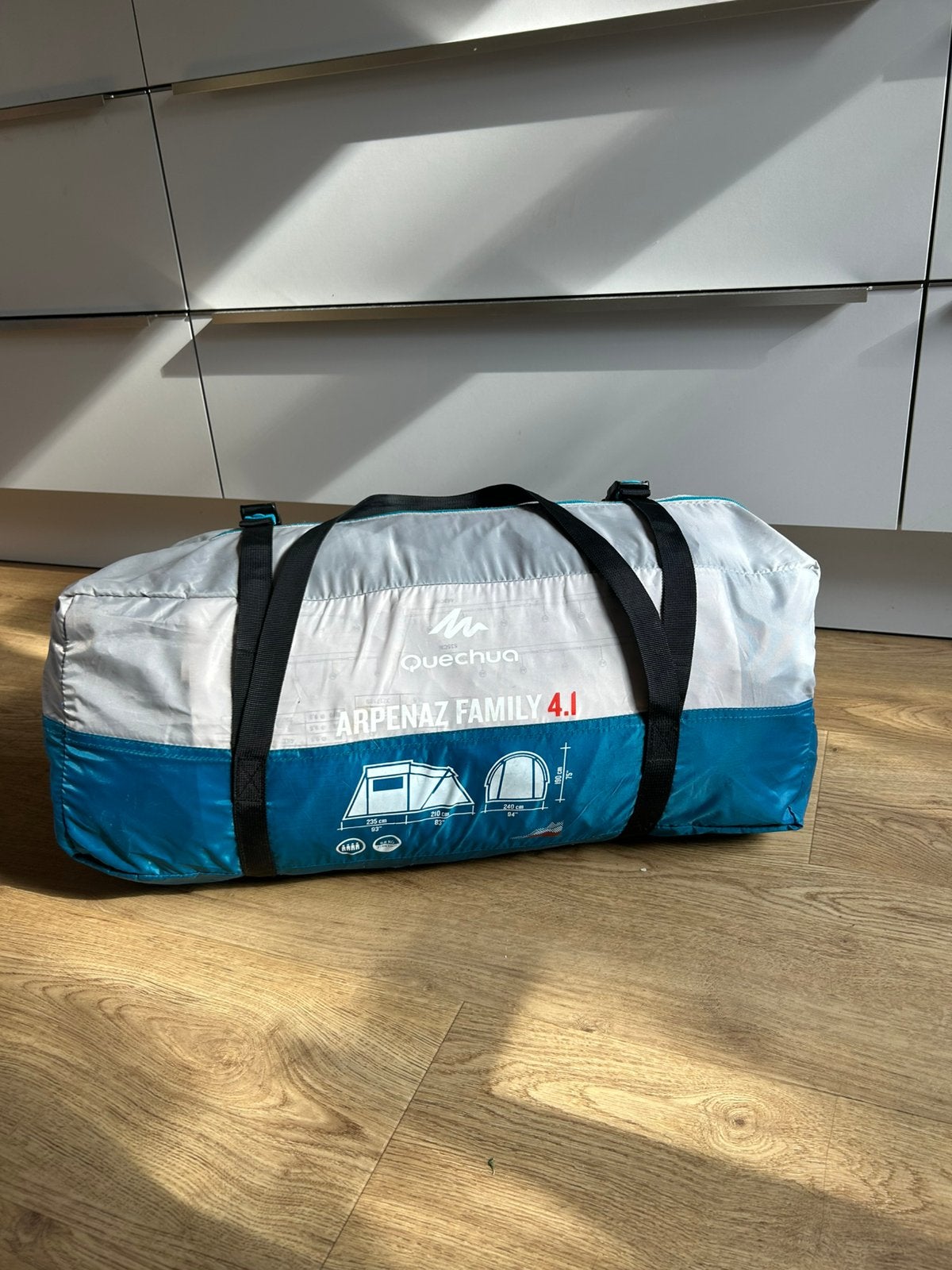 Quechua Arpenaz Family 4.1, Caravans en Kamperen, Ophalen, Gebruikt, Tot en met 4