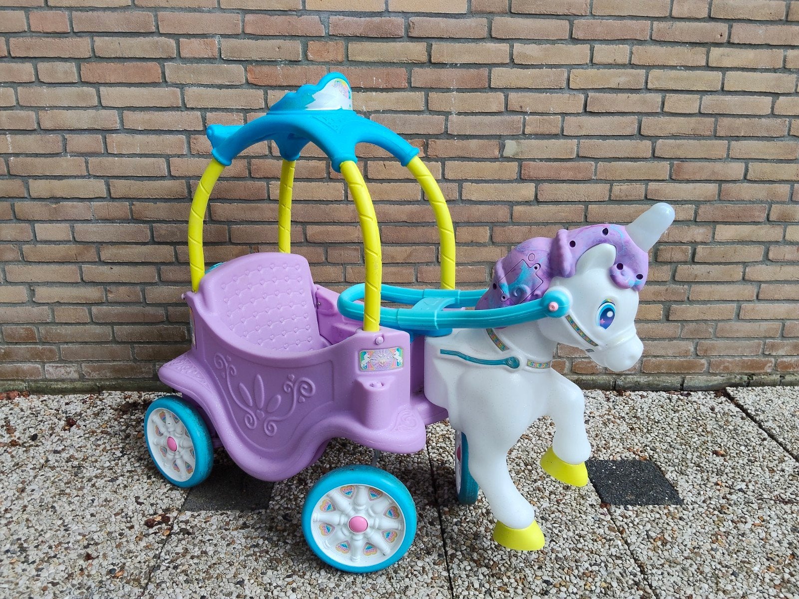 Little Tikes Eenhoorn met Koets, Kinderen en Baby's, Ophalen, Gebruikt, Loopvoertuig