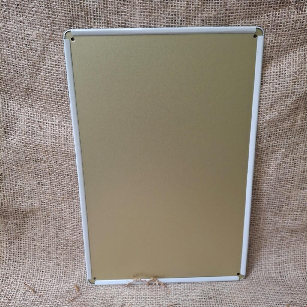 Kiek Now Us - Metalen wandbord, Metaal, 30 cm, 20 cm, Meerkleurig