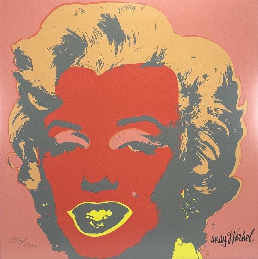 953. Litho, Andy Warhol – Marilyn Monroe, CMOA ed., 20e eeuw, Antiek en Kunst, Ophalen of Verzenden, Portret en Figuren, Lithografie