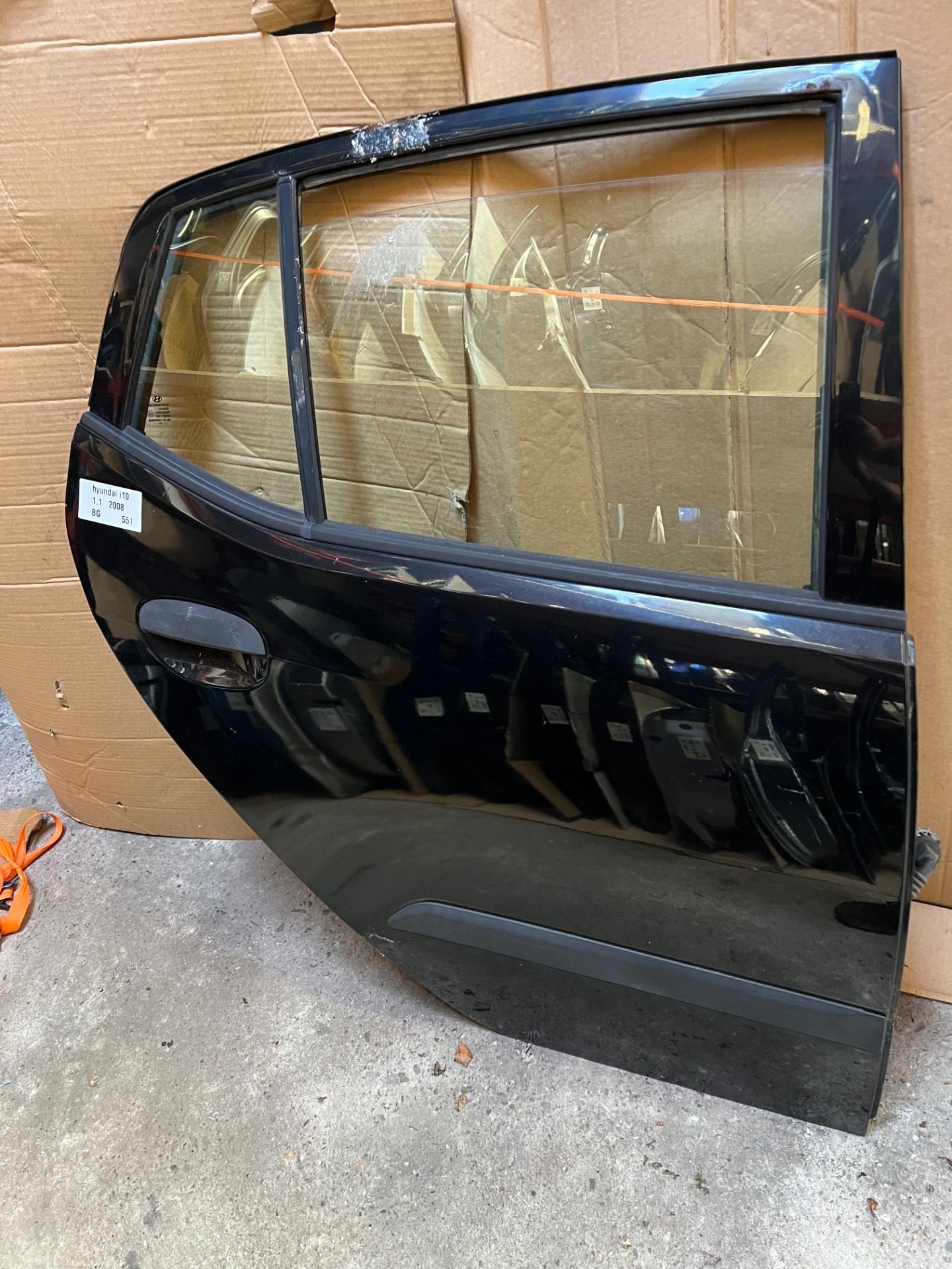 HYUNDAI i10 zwart BG rechts achter deur portier 2007-2012, Gebruikt, Heolleung-ro 12
06797  Seoul, Deur, Ophalen of Verzenden
