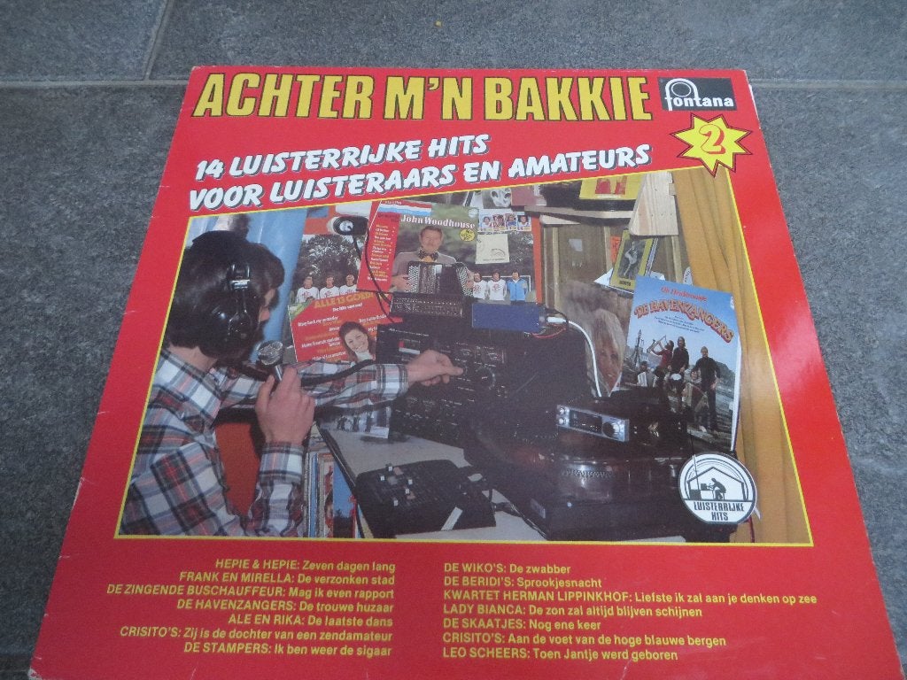 achter m,n bakkie. 2. (piraat), Ophalen of Verzenden, Zo goed als nieuw, 12 inch, Levenslied of Smartlap