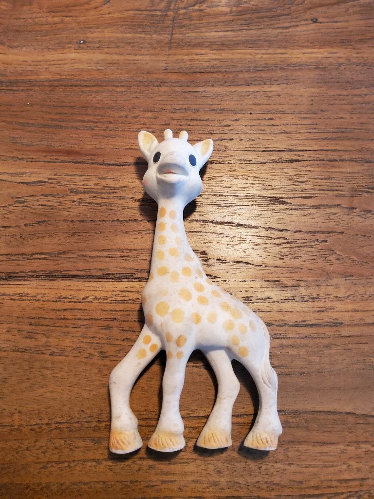 Vintage Sophie de giraffe uit de 60er jaren, Ophalen of Verzenden, Gebruikt
