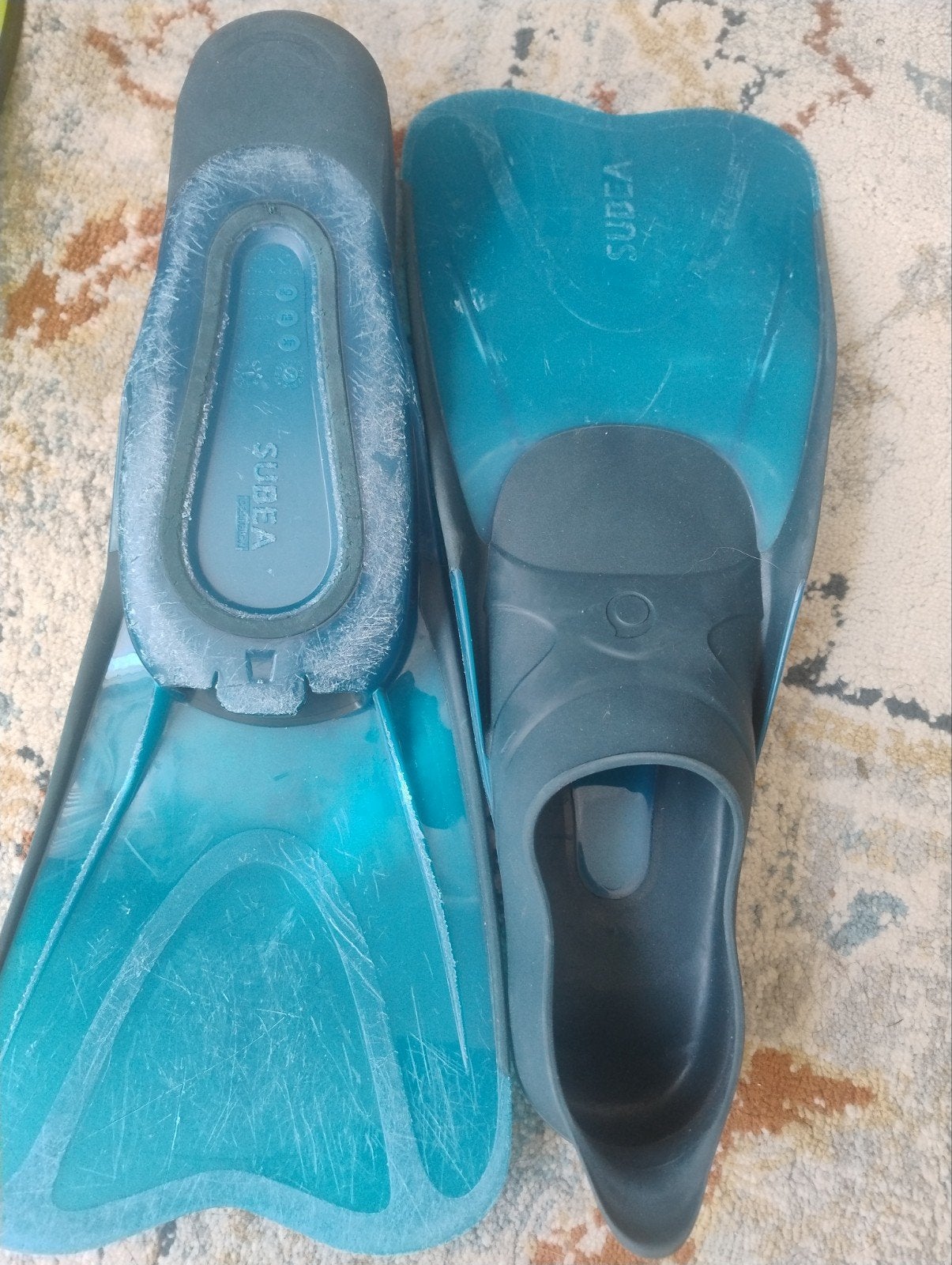 Flippers maat 36/37, Watersport en Boten, Ophalen, Gebruikt, Zwem- of Duikvliezen