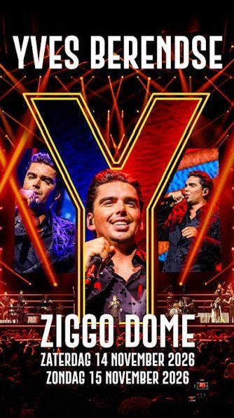 2x Yves Berendse Golden Circle – Ziggo Dome 15 nov