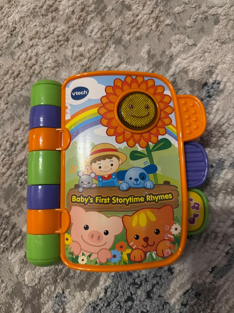 VTech Baby's First Storytime Rhymes interactief boek, Ophalen, Gebruikt, Overige typen, Met licht