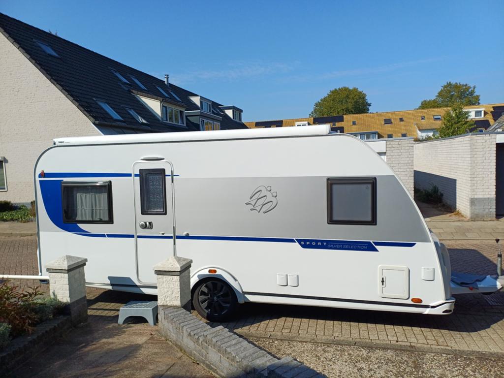 Knaus 500 sport zilver selection 2021 met veel opties, Caravans en Kamperen, Caravans, Rondzit, Frans bed, Particulier, 5 tot 6 meter