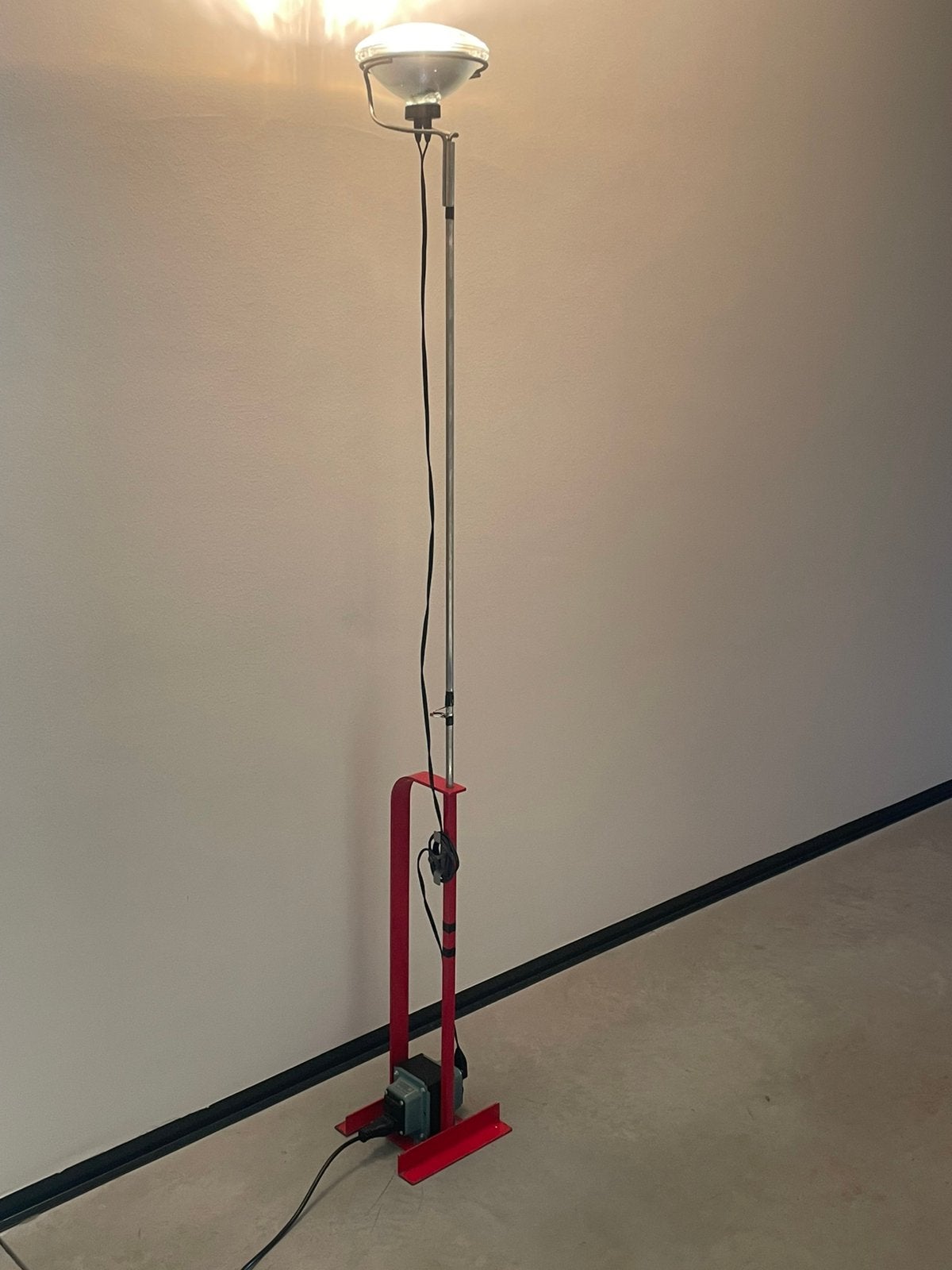 Vintage Castiglioni voor Flos design Toio vloerlamp, Ophalen, Zo goed als nieuw, 150 tot 200 cm