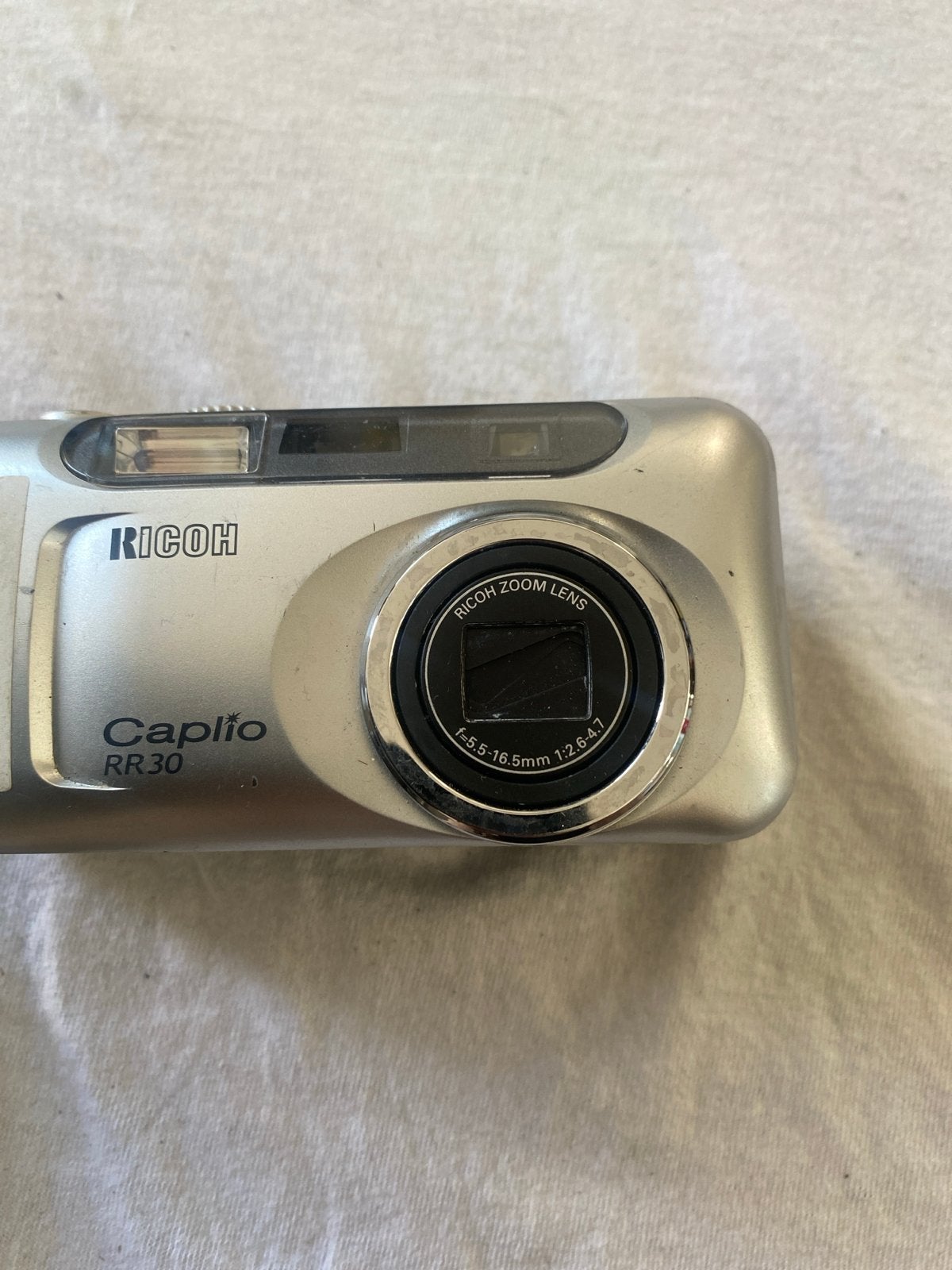Ricoh Caplio RR30 Digitale Camera - 3.2 MP, 3x Optische Zoom, Audio, Tv en Foto, Ingebouwde flitser, Gebruikt, Ophalen of Verzenden