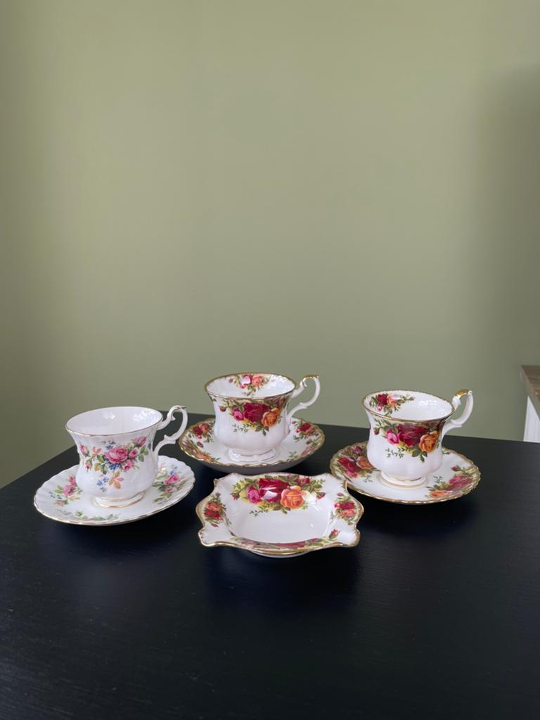 Royal albert servies, Ophalen
