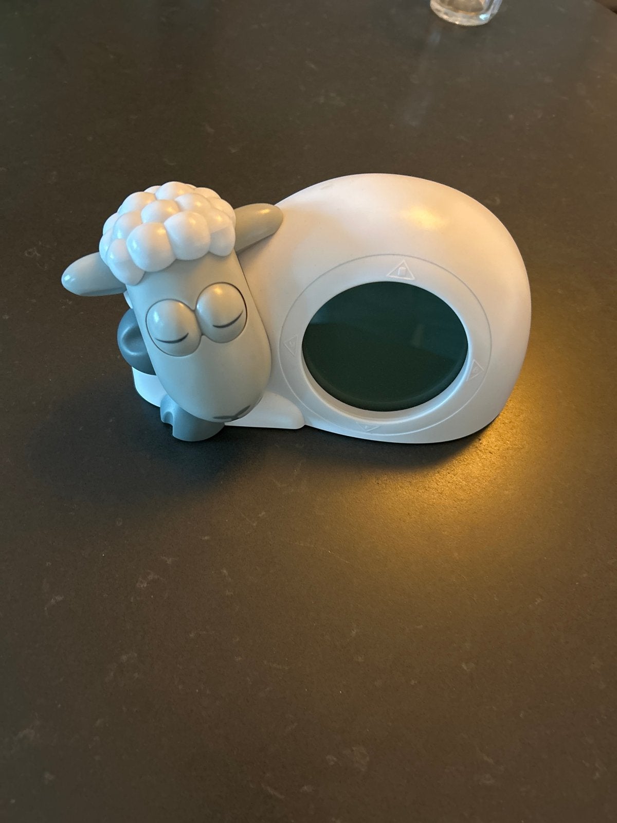 Wekker Schaap Slaaptrainer/Nachtlampje, Ophalen of Verzenden, Gebruikt
