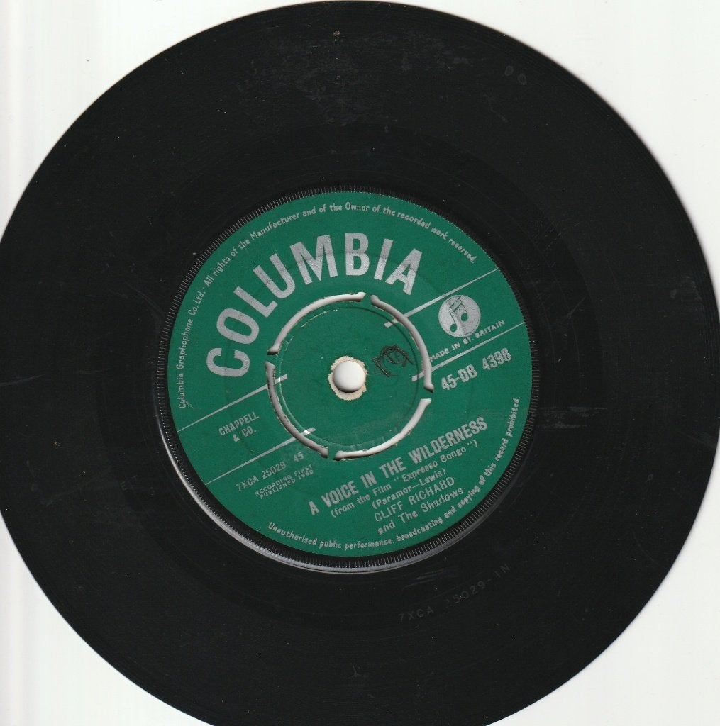 Cliff Richard + Shadows A Voice In The Wilderness UK 1960, Ophalen, Gebruikt, Pop