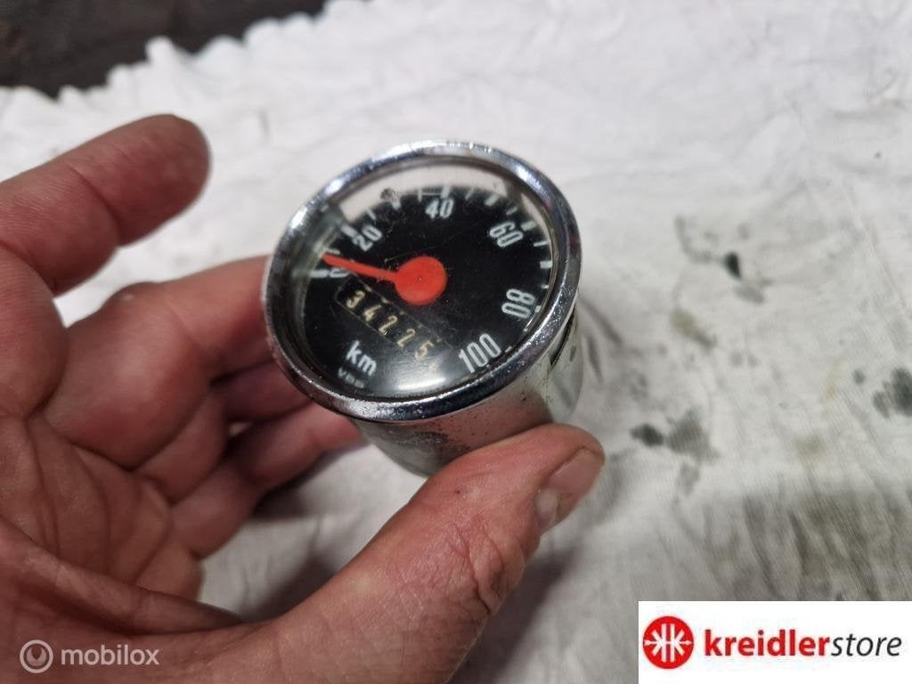 Zundapp 100 km teller in goede staat met 34225 km, Gebruikt, Z, Zundapp, Ophalen of Verzenden
