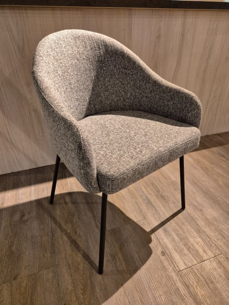4x Bello armstoel stof Oasis grey - Pronto Wonen, Huis en Inrichting, Stoelen, Niet ingevuld, Niet ingevuld, Niet ingevuld