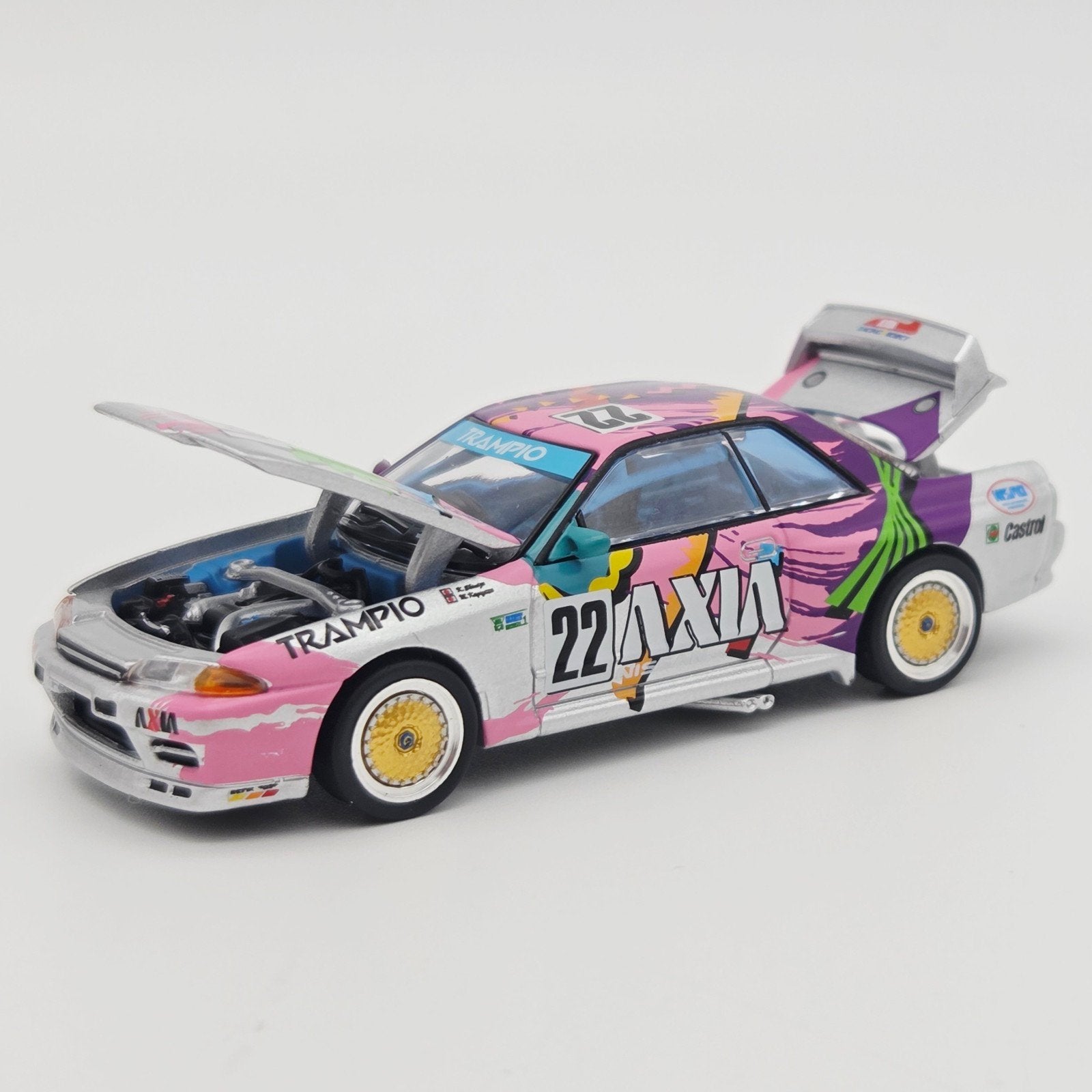 Pop Race – Nissan Skyline GT-R R32 #22 Axia Group A, various, Mymodelcar@outlook.com, Auto, Ophalen of Verzenden, Pop Race