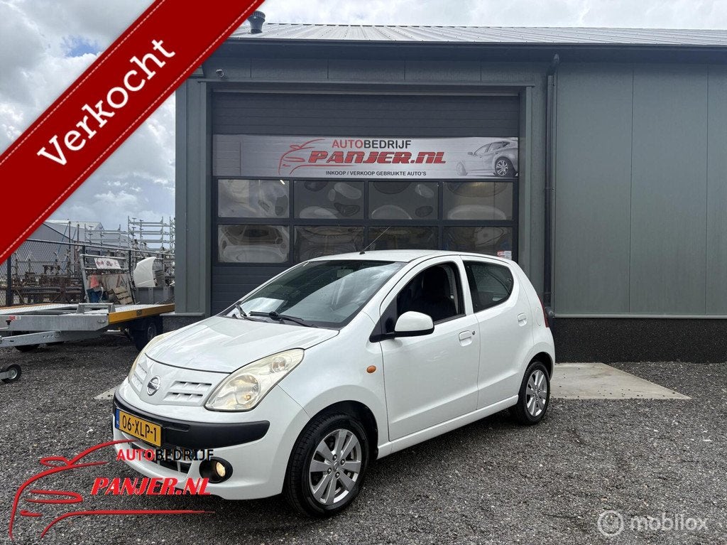 Nissan Pixo 1.0 Look "AUTOMAAT+AIRCO+WEINIG KM", Auto's, Nissan, Euro 5, Stof, Gebruikt, 4 stoelen