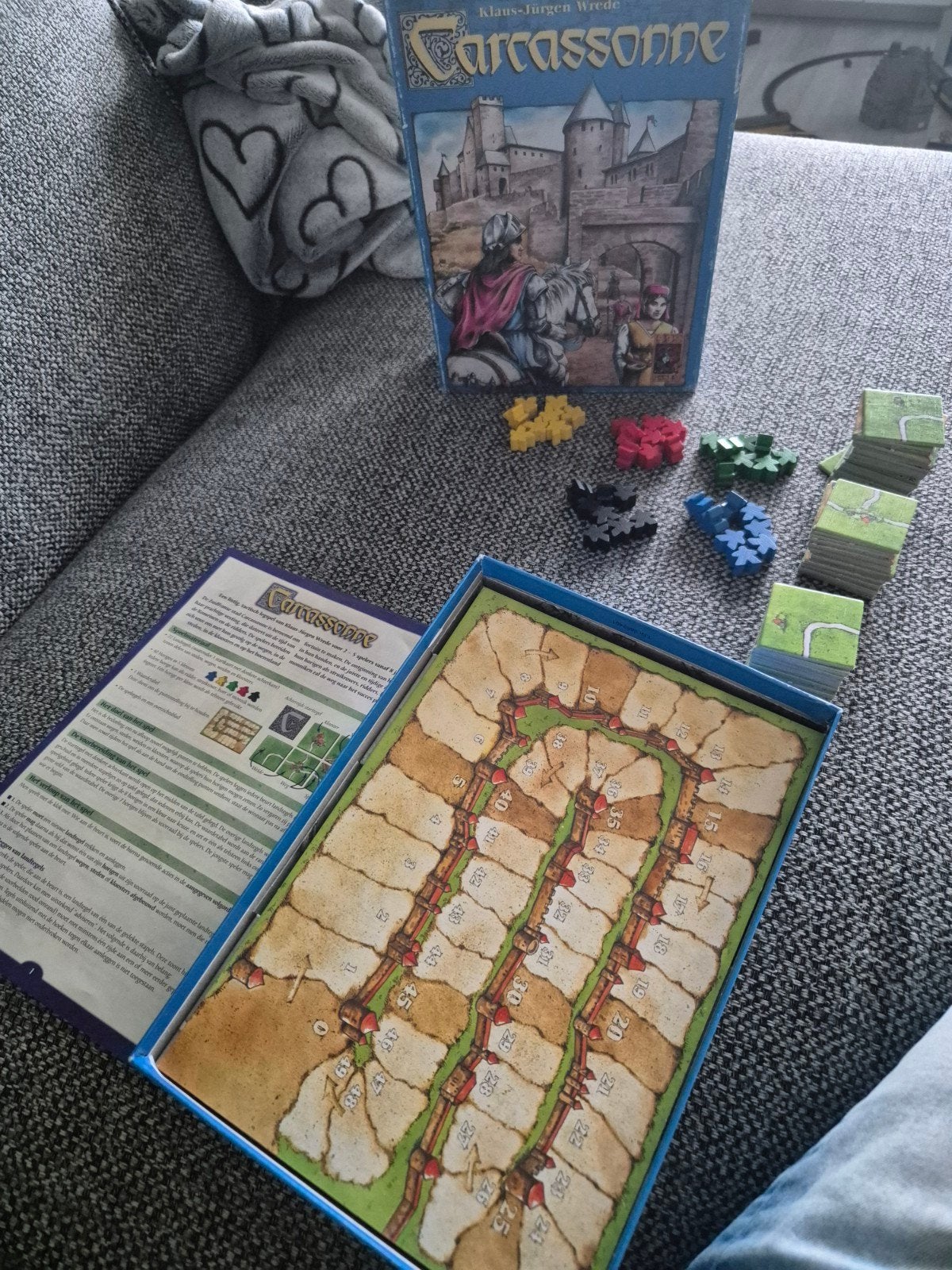 Carcassonne Bordspel - 999 Games, Vijf spelers of meer, Ophalen of Verzenden, Gebruikt, 999 Games