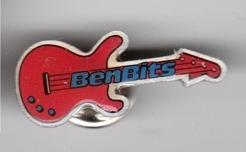 PIN GITAAR BENBITS KAUWGOM, Verzamelen, Speldjes, Pins en Buttons, Ophalen of Verzenden, Gebruikt, Overige onderwerpen