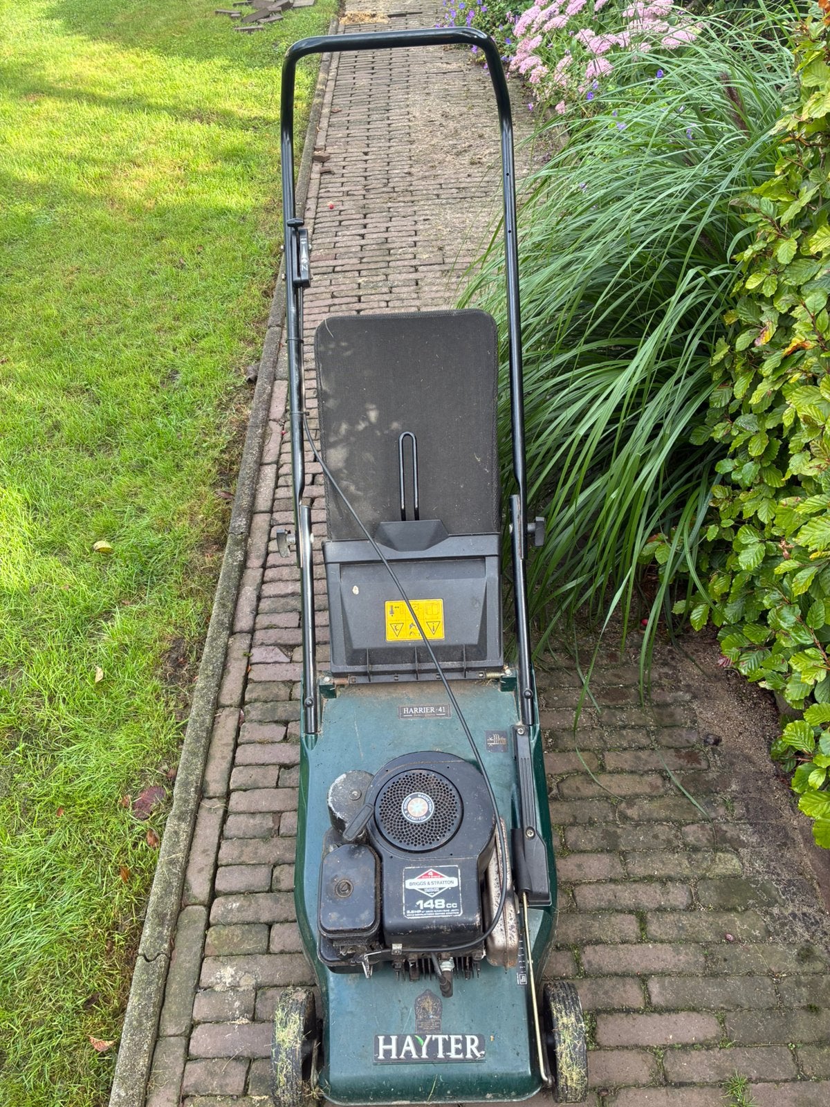 Hayter motormaaier, Ophalen, Cirkelmaaier, Gebruikt, Opvangbak